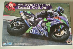 【未組立】FUJIMI エヴァ RT 初号機 トリックスター FRTR Kawasaki ZX-10R 2011 エヴァンゲリオン プラモデル バイク フジミ