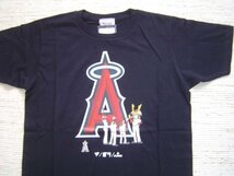 セール15% Fanatics ファナティクス エンゼルス ロゴ 大谷翔平 カブト Tシャツ 半袖 KABUTOシリーズ ML0123SS-41 紺 M メン_画像2