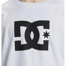 セール15% DC shoes ディーシーシューズ STAR HSS スターロゴ Tシャツ 半袖 白 L DST241071 メンズ_画像2