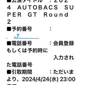 スーパーgt 富士 P3.P4指定駐車券の画像2