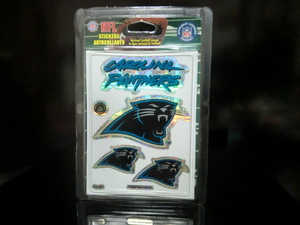 NFL Caro laina Panther z sticker seal unopened goods 