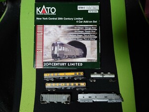 nゲージ 海外 外国型 KATO 10764-2 ニューヨーク・セントラル増結4両セット & KATO E5A & lima 客車 & BACHMANN 貨車 合計9両セット