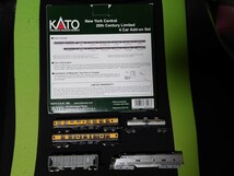 nゲージ 海外 外国型 KATO 10764-2 ニューヨーク・セントラル増結4両セット & KATO E5A & lima 客車 & BACHMANN 貨車 合計9両セット_画像2