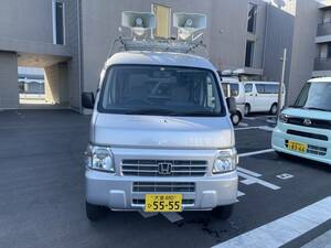 選挙カー 宣伝車 ホンダ アクティ 付属品多数 看板設置すればすぐ遊説に使えます