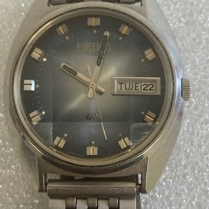 SEIKO セイコー 25 JEWELS 5606 7230 AUTOMATIC 自動巻き Watch 腕時計 BLUE 青文字盤 Men's メンズ 防水 稼働の画像1