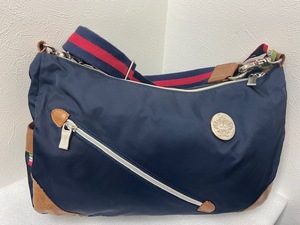 OROBIANCO オロビアンコ Shoulder Bag ショルダー バッグ ナイロン レザー Navy Blue ネイビー