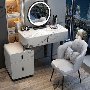  light attaching mirror attaching dresser dresser stool attaching white gray dressing table set drawer attaching dresser 80cm