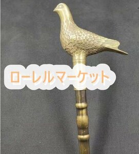 ステッキ タカ松葉杖 工芸品を収蔵する 純銅 特売！銅器