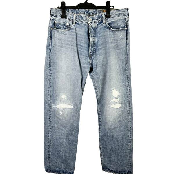 Ronherman(ロンハーマン) Damaged Denim Pants (indigo)