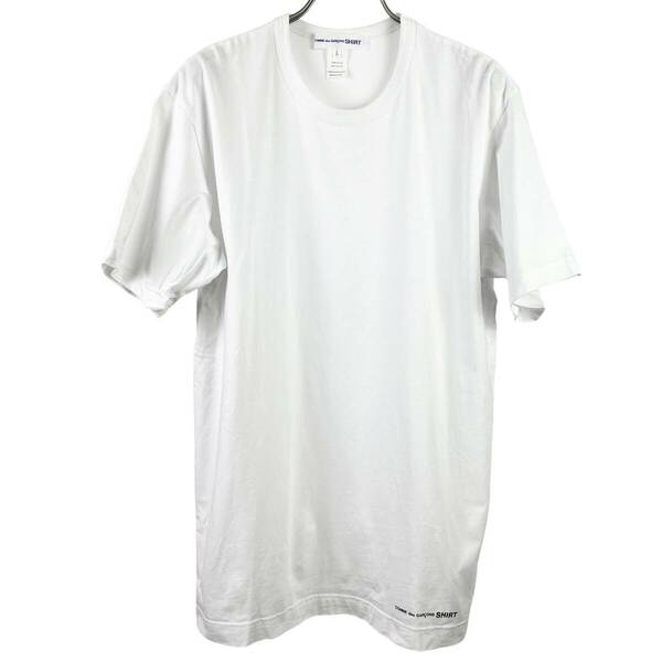 COMME des GARCONS (コムデギャルソン) LOGO Shortsleeve T Shirt (white)