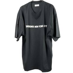SATURDAYS New York City (サトディー) Rockaway Newport Point T Shirt (black)