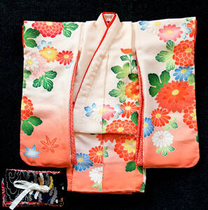  doll for long-sleeved kimono 48cm front after 