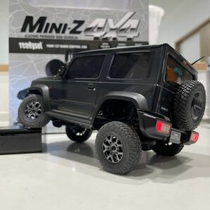 【美品】京商 ミニッツ 4×4 レディセット ジムニーシエラ 東海模型オリジナル限定セット ブルーイッシュブラックパールLEDライト付きの画像2