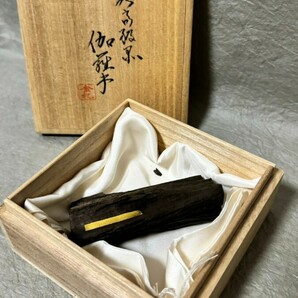 時代物 最高級品『伽羅木』金札 74g 香木 香炉 茶香道具 中国美術 塗香 仏具 お焼香 お香 ベトナム産 京都老舗の画像2