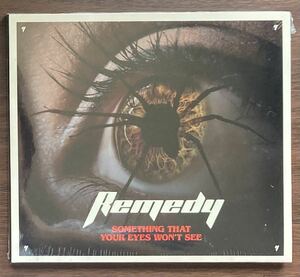 未開封新品【スウェーデン産極上メロハー】REMEDY / Something That Your Eyes Won't See 正規輸入盤 digi-pack メロディアスハード