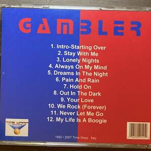 TIME WARP RECORDS【ドイツ産メロハー】GAMBLER / Red On Blue 輸入盤 メロディアスハードの画像2