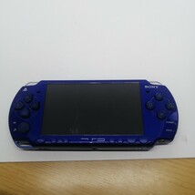 SONY PSP-2000 本体 ブルー 初期化 動作確認 回転音 裏蓋の止めなし バッテリーパックなし ネコポス 税なし_画像1