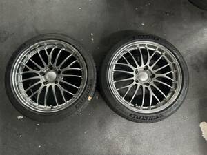 2F-4110x RAYS VR C345 PRIME レイズ プライム アルミホイール2本 18×8J +45 PCD120 5穴 225/45R18 BMW 3シリーズ 2シリーズ VOLKRACING