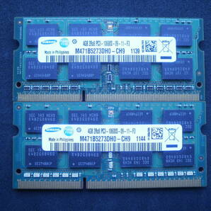 動作確認 即決 SAMSUNG製 DDR3 4GB PC3-10600S PC3-12800S互換 PC3-8500S互換 SO-DIMM 204pin 1208の画像1