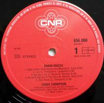 Chris Thompson Featuring Brian May（クリス・トンプソン）LP「Radio Voices」オランダ盤 656.068 Manfred Mann's Earth Band_画像4