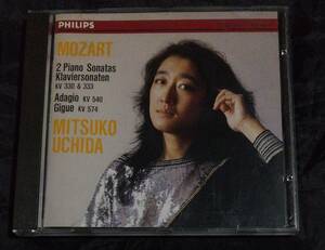 CD/西独盤/ 内田光子 / MOZART: 2 PIANO SONATAS K.330,333 etc