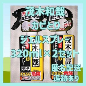 茂木和哉 カビとりジェルスプレー320ml×2セット　浴室　しつこいカビ