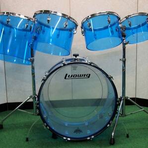 Ludwig/ラディック・ビスタライト ブルー ビンテージ バスドラム 24インチの画像8