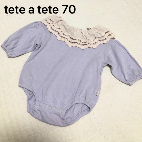 ベビー服 ロンパース 子供服　テータテート　teteatete 70.