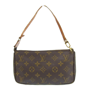 【本物保証】 ルイヴィトン LOUIS VUITTON モノグラム ポシェット アクセソワール アクセサリーポーチ ポーチ M51980