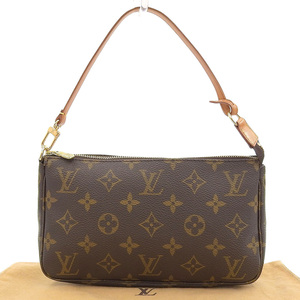 【本物保証】 布袋付 超美品 ルイヴィトン LOUIS VUITTON モノグラム ポシェット アクセソワール アクセサリーポーチ ポーチ M51980