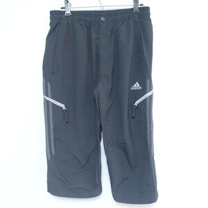 [Adidas] adidas Нейлоновые брюки черные с логотипом Nylon Sport Casual Training Outdoor Men's L/Y8456LL