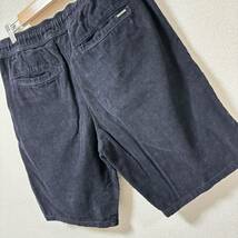 【HOLLISTER】ホリスター ショートパンツ ブラック 黒 コーデュロイ ウエストゴム ポケット ABERCROMBIE&FITCH メンズ サイズS/Y8581SS_画像7