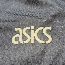 【asics】アシックス トレーニング ジャケット 濃紺 ライン ロゴ ジャージ 定番 運動 ジム 着回し メッシュ 紳士 メンズ サイズL/Y8848HH_画像8