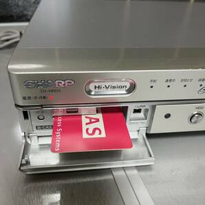 SHARP HDD/DVDレコーダー DV-HRD3 A 2005年日本製の画像2