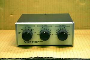 WELZ AC-38M アンテナチューナー　3,5MHz～29MHz　200W　中古