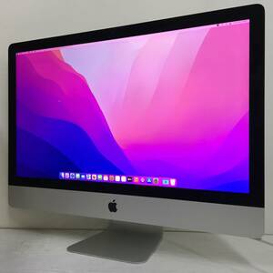 ☆【27インチ】Apple iMac (Retina 5K, 27-inch, Late 2015) A1419 Core i5(6500)/3.2GHz RAM:16GB/HDD:1TB Monterey 動作品