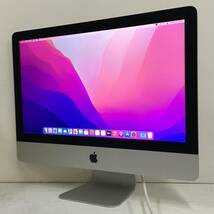 ☆【美品 21.5インチ】Apple iMac (21.5-inch, Late 2015) A1418 Core i5(5575R)/2.8GHz RAM:8GB/HDD:1TB Monterey ケーブル付属 動作品_画像1