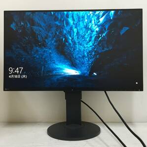 ☆【良品】EIZO FlexScan EV2750-BK ワイド液晶モニター 27インチ WQHD（2560x1440）DVIx1/HDMIx1/Displayportx1 動作品の画像2