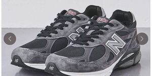 新品未使用 New Balance×UNITED ARROWS M990UA3 27cm ユナイテッドアローズ 別注品 UNITED ARROWS NEW BALANCE M990V3 CHARCOAL GRAY 