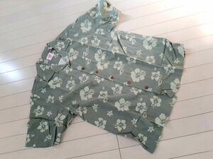 新品☆ トレジョ Trader Joe's アロハシャツ　シルク100%　半袖 Tシャツ　トレーダージョーズ 　メンズ S