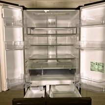 三菱電機 600L 6ドア冷凍冷蔵庫 MR-JX61Z-RW 2016年製 神奈川県出品_画像5