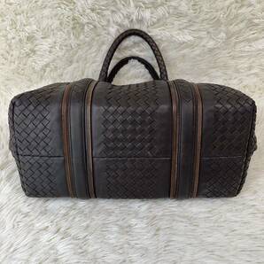 1円〜 極美品 定価50万 BOTTEGA VENETA ボッテガヴェネタ ビジネスバッグ トートバッグ レザー イントレチャート 大容量 A4\PC可 本革 茶の画像5