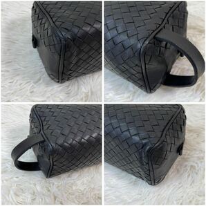 1円〜 美品 BOTTEGA VENETA ボッテガヴェネタ セカンドバッグ クラッチバッグ イントレチャート レザー 本革 ビジネス 黒 メンズ ギャラ有の画像6