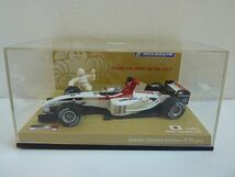 ●Minichamps1/43F1'04BARホンダ006佐藤琢磨Michelin箱座りver._画像2