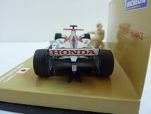 ●Minichamps1/43F1'04BARホンダ006佐藤琢磨Michelin箱座りver._画像8