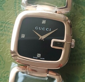 Новые и неиспользованные женские часы Gucci G Timeless Gold Diamond Square YA125409