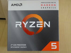 【中古／美品】AMD RYZEN5 3400G BOX(純正リテールクーラー付き)