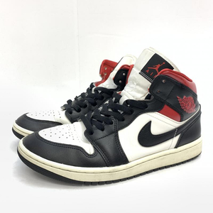 [Используется] NIKE AIR JORDAN 1 Mid Gym Красный Черный 27.5см BQ6472-061 Nike[240092256806]