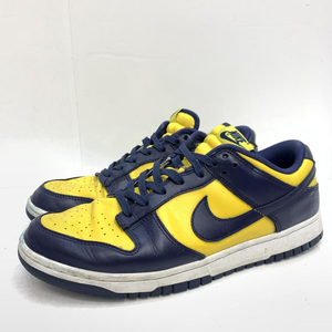 【中古】NIKE DUNK LOW RETRO Michigan 28.5cm DD1391-700 ナイキ[240092266590]