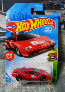 HotWheels Lamborghini Countach Pace Car　 ホットウィール ランボルギーニ カウンタック ペースカー　カード傷み 　///(91)